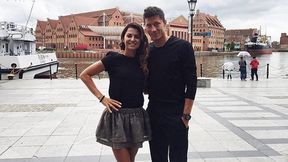 Goła "klata", uśmiech i "selfie". Zobacz, jak Lewandowski trenuje z żoną