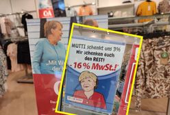 Angela Merkel twarzą wyprzedaży w Niemczech. Sklepy wykorzystują obniżkę VAT