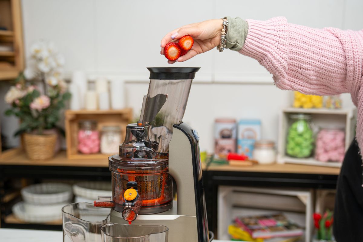 Do przygotowania pysznych soków wykorzystuję m.in. truskawki