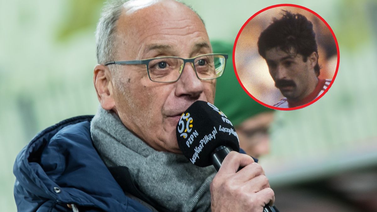 Na zdjęciu Dariusz Szpakowski. Na małej fotografii Marek Leśniak