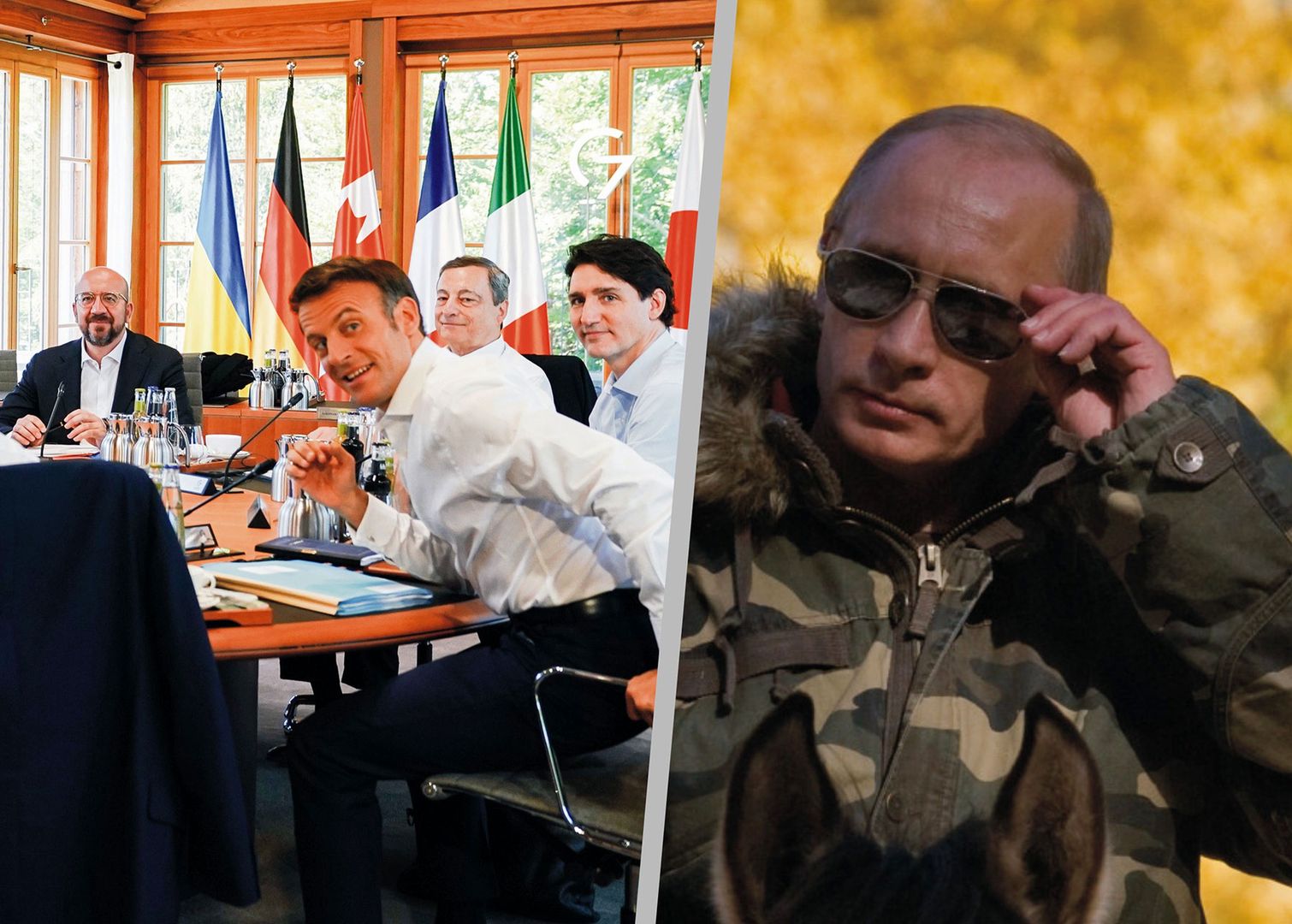 wojna w Ukrainie, putin, rosja, grupa G7 Drwiny z Putina na G7. Jest reakcja dyktatora