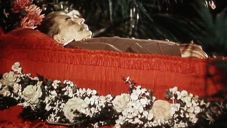 Stalin w trumnie