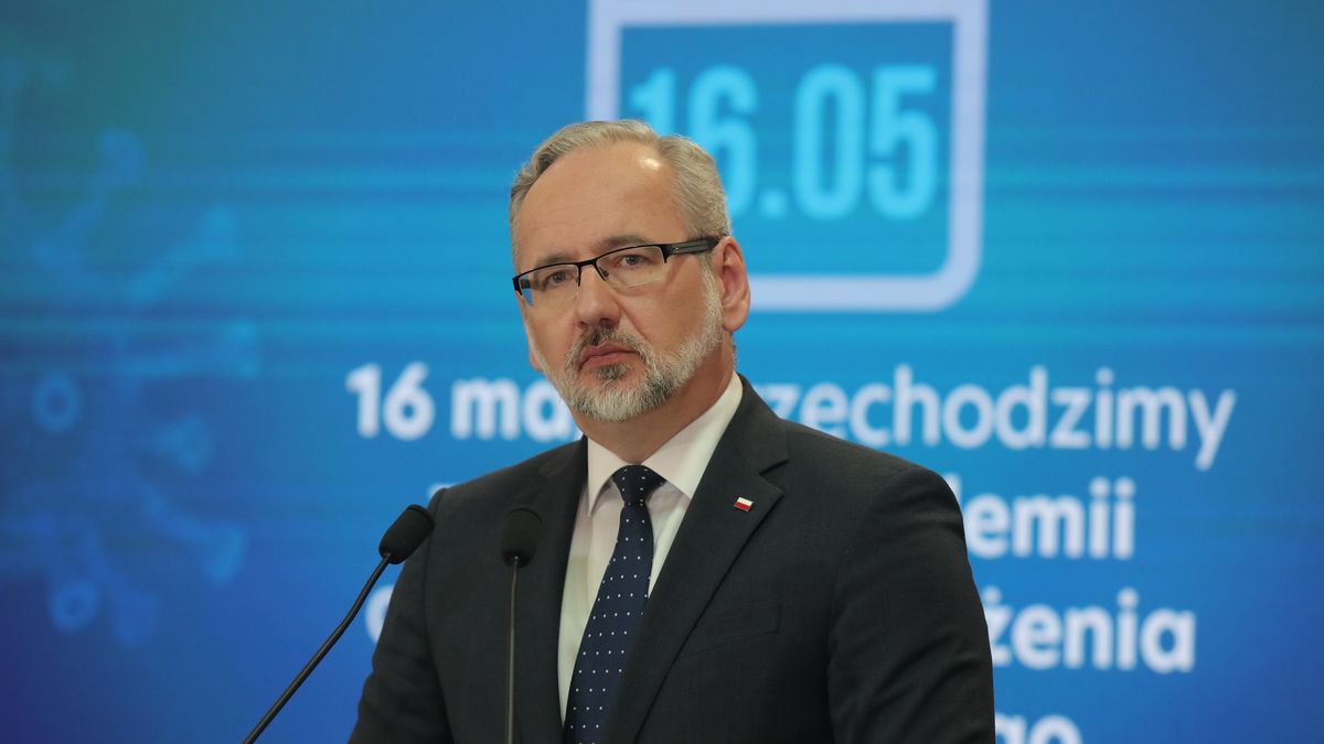 06.05.2022. Warszawa. Konferencja prasowa ministra zdrowia Adama Niedzielskiego, dotyczaca zniesienia stanu epidemii w Polsce. n/z Adam Niedzielski