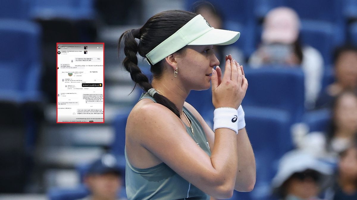 Getty Images / Lintao Zhang / Na zdjęciu: Eva Lys, w ramce komentarze na jej temat.