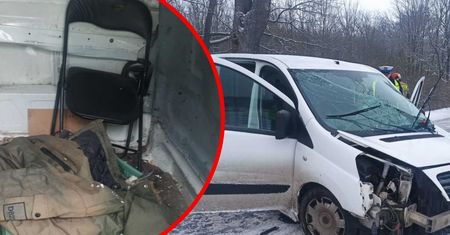 Wypadek samochodu dostawczego. Szokujące ustalenia policji