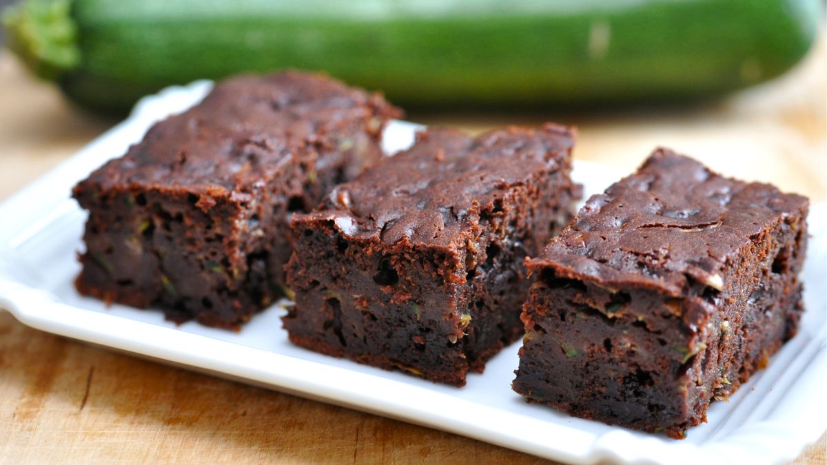 Brownie z cukinii. Słodkie, ale bez cukru!