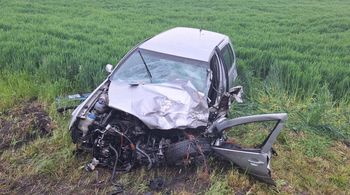 Kolizja w Sahryniu. Pierwszej pomocy udzielił dyrektor tomaszowskiego szpitala