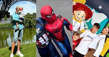Roksana Węgiel, jak na przykładną siostrę i macochę przystało, zabrała braci i Kevina z synem do Disneylandu (ZDJĘCIA)