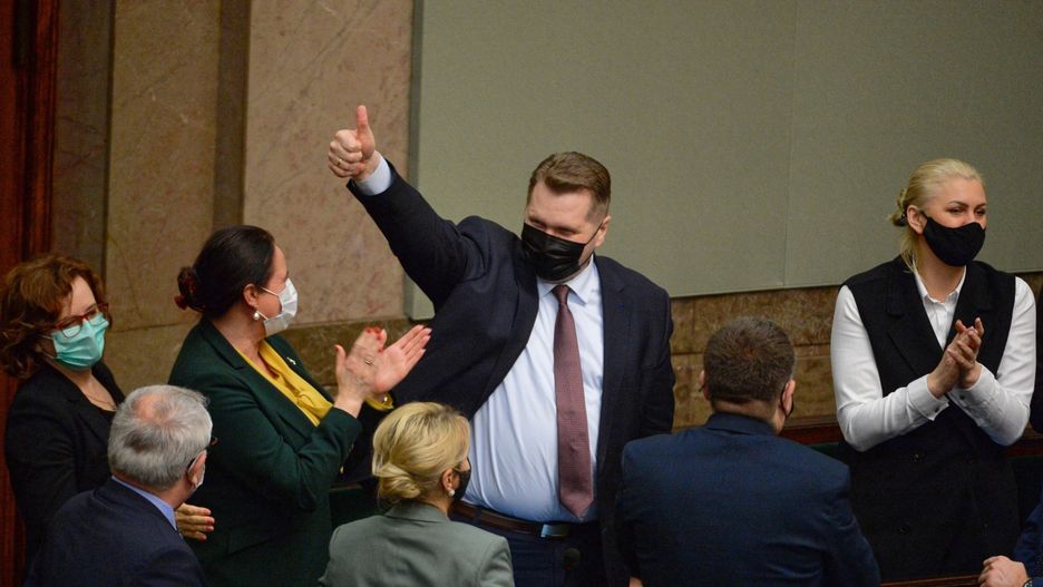 Reakcja Czarnka po głosowaniu w Sejmie 