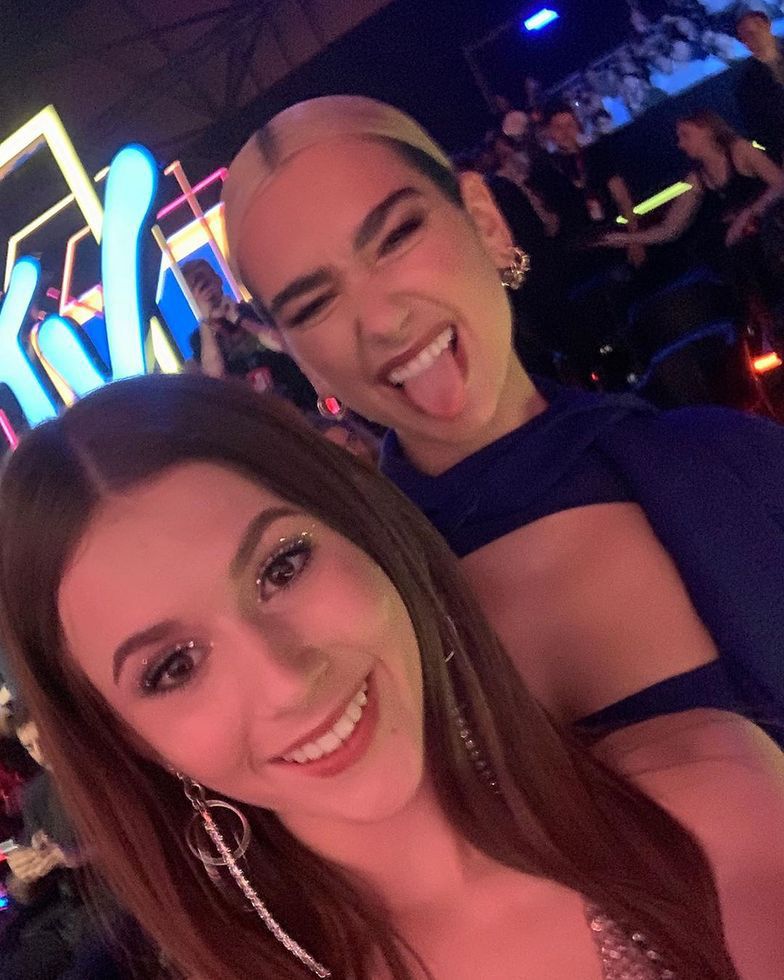 Roksana Węgiel i Dua Lipa spotkały się na gali MTV