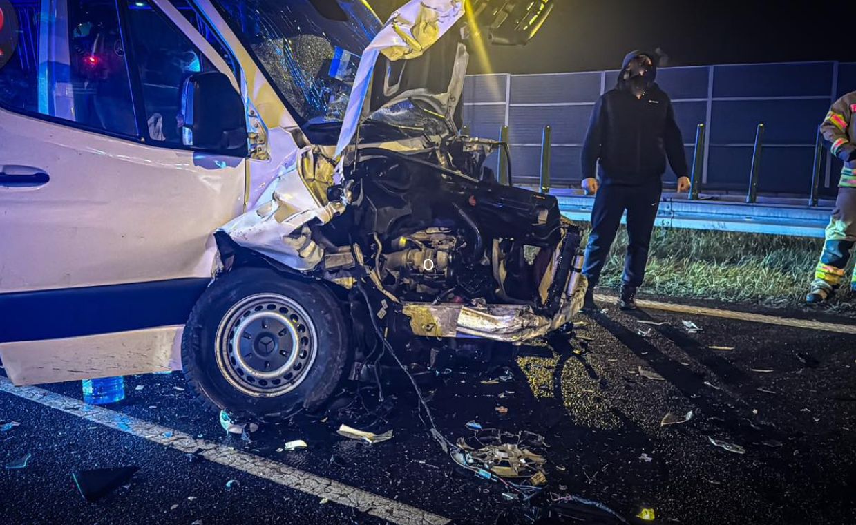 Karambol na A2 pod Pruszkowem. Są ranni