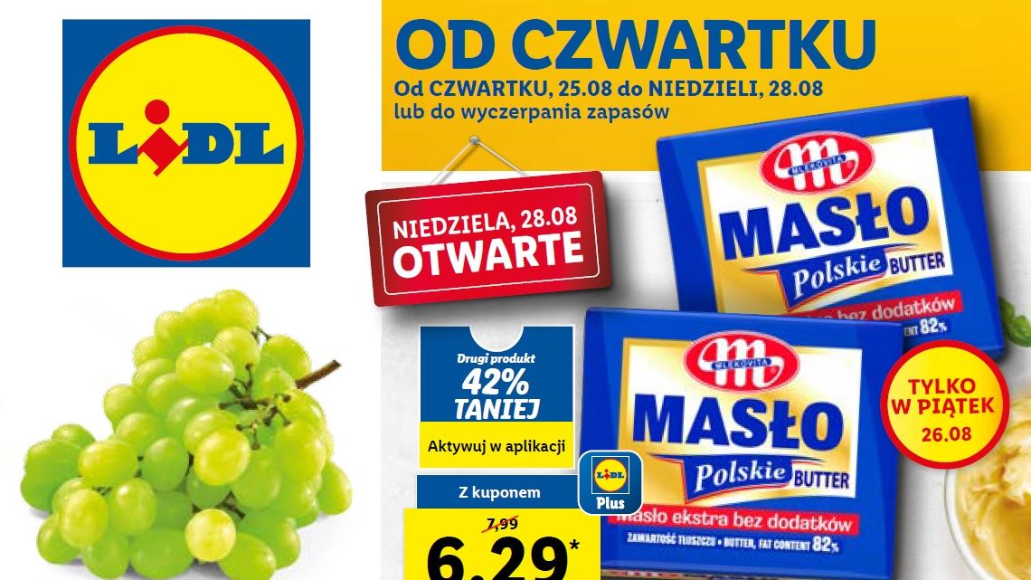Lidl gazetka od 25.08 22 - czwartku 25 sierpnia