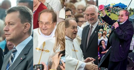 Rodzinny piknik u ojca Rydzyka: Macierewicz z żoną, Błaszczak i śląskie disco polo (ZDJĘCIA)
