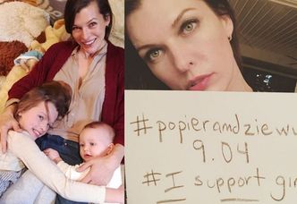 Milla Jovovich też wspiera Polki walczące z ustawą antyaborcyjną! (FOTO)