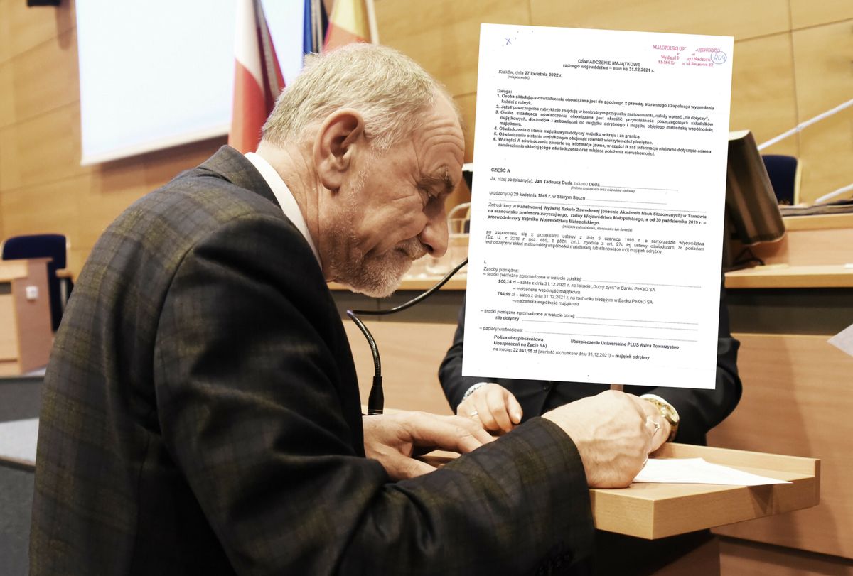 Profesor Jan Duda jest w kadencji 2018-2023 przewodniczącym sejmiku małopolskiego
