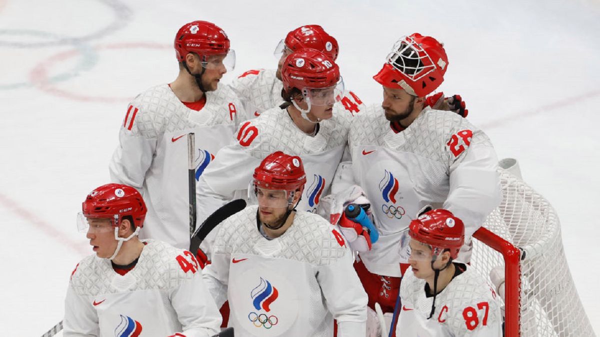 Zdjęcie okładkowe artykułu: Getty Images / Aleksey Kirchu/Anadolu Agency / Na zdjęciu: rosyjscy hokeiści podczas ZIO w Pekinie