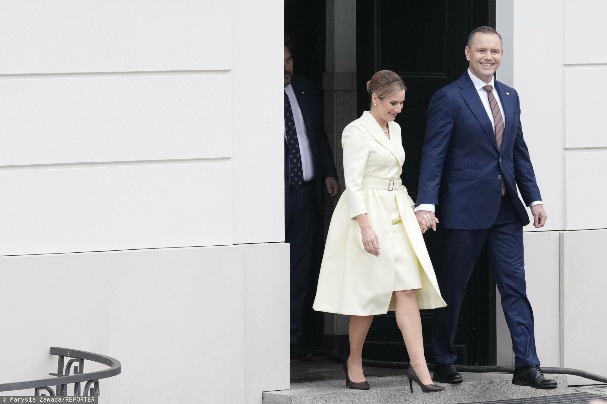 Do?ynki Prezydenckie w Warszawie
14.09.2025 Warszawa Prezydent Rzeczypospolitej Polskiej Karol Nawrocki wraz z Malzonka Marta Nawrocka bierze udzial w Dozynkach Prezydenckich fot. Marysia Zawada/REPORTER
N/z: Karol Nawrocki, Marta Nawrocka
Maysia Zawada/REPORTER