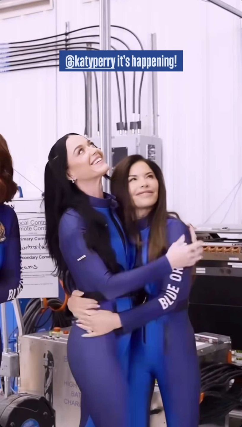Lauren Sanchez i Katy Perry przygotowują się do lotu w kosmos