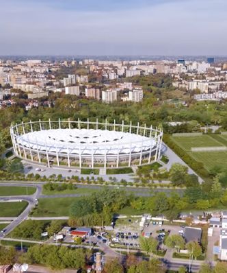 Kaczyński obiecał stadion za 300 mln zł. Wybudują go na terenach zalewowych