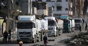 Oddech w zrujnowanej Strefie Gazy. Wjechało 200 ciężarówek z pomocą humanitarną