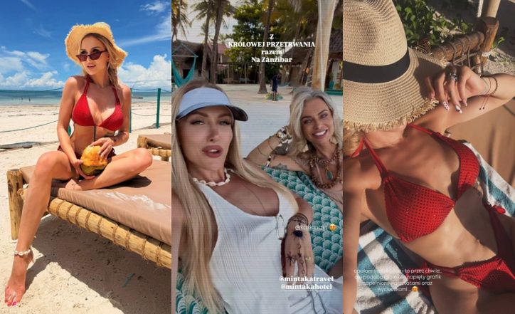 Eliza Trybała wypoczywa na Zanzibarze z Kasią Nast