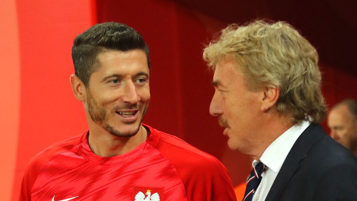 Robert Lewandowski i Zbigniew Boniek