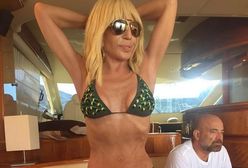 Donatella Versace pozuje w bikini