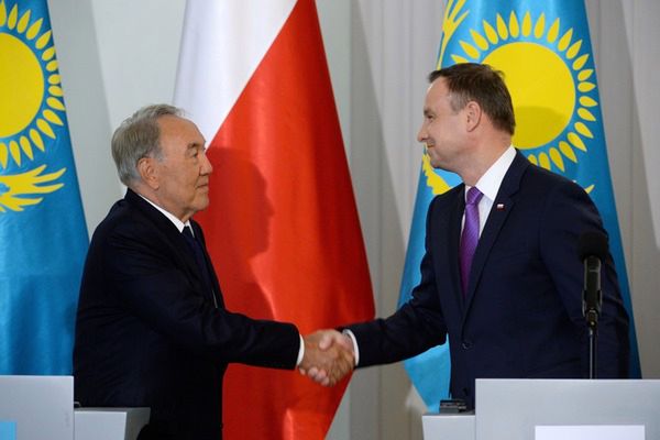 Duda: wizyta Nazarbajewa wyznacza nowe kierunki współpracy Polski i Kazachstanu