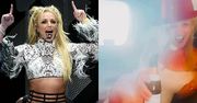 Britney Spears wznosi toast butelką szampana, drwiąc ze swojego zachowania podczas lotu: "ZABAWNE"