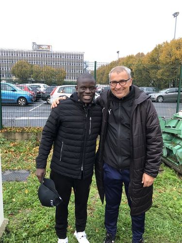 N'Golo Kante i Piotr Wojtyna