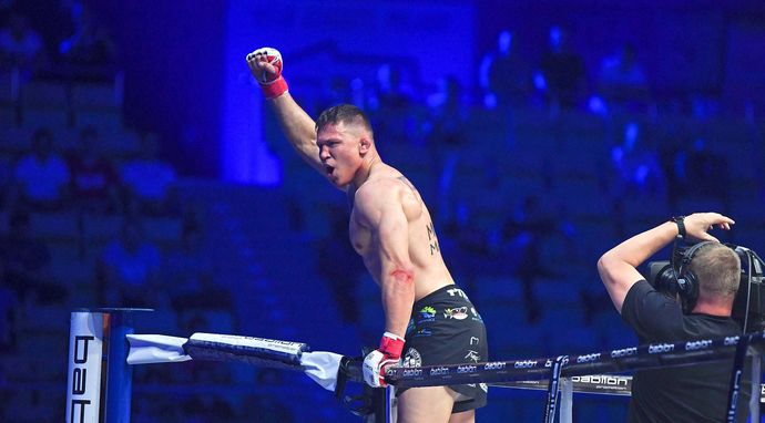 Sporty walki: Hybrid MMA 2 w Lesznie - walka: Daniel Skibiński - Alisson Marreira 15.12.2023