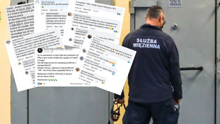 Funkcjonariusze Służby Więziennej znowu dostają pomniejszone pensje
