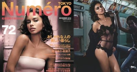 Adriana Lima PÓŁNAGA W METRZE!