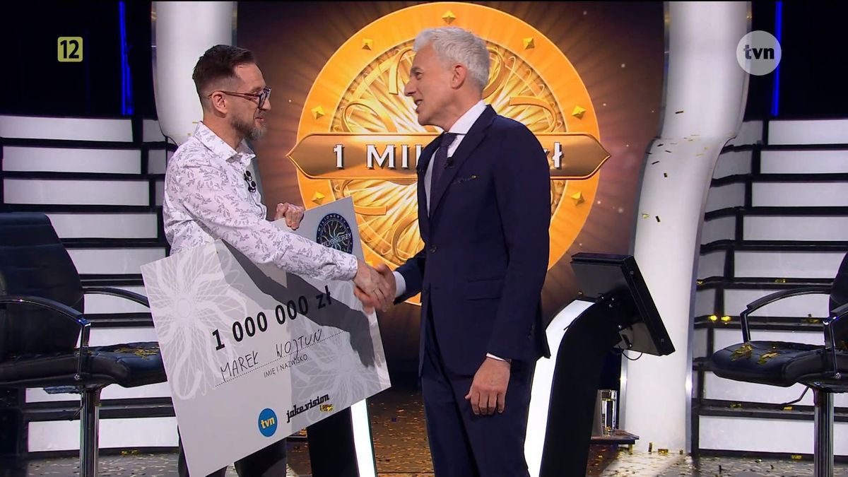 Marek Wojtuń wygrał główną nagrodę w "Milionerach"