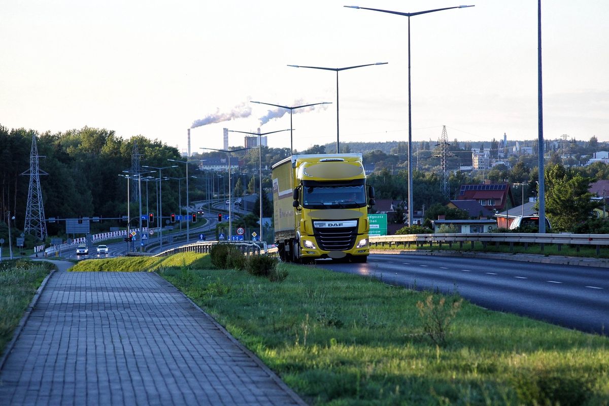 Pomorskie. Rumuński kierowca ciężarówki jechał "pod prąd" autostradą A1 (zdj. ilustr.)
