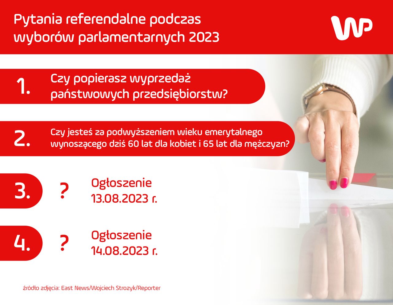 Dwa pytania w referendum PiS