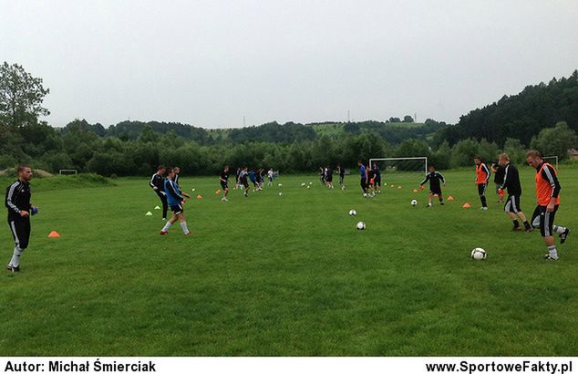 Zapoznawczy trening rozpoczął okres ciężkiej pracy / fot. Miłosz Jańczyk