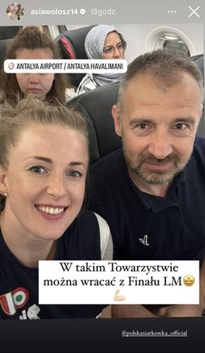 Na zdjęciu: Joanna Wołosz i Nikola Grbić