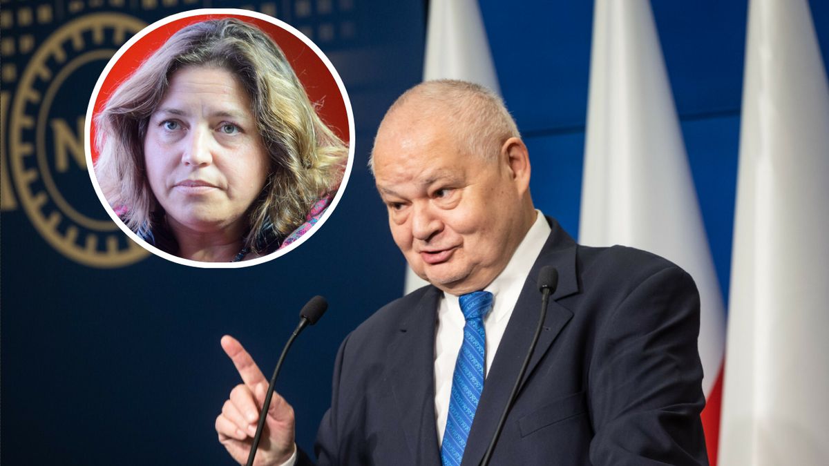 Prezes NBP Adam Glapiński i członkini RPP Joanna Tyrowicz