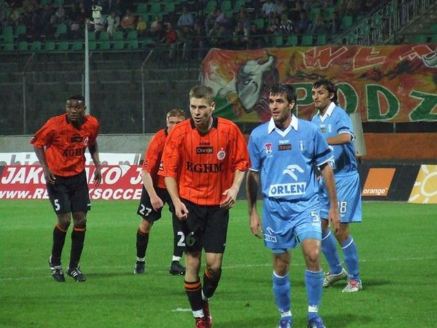 Łukasz Piszczek w barwach Zagłębia Lubin w sezonie 2006/2007 / fot. Bartosz Zimkowski