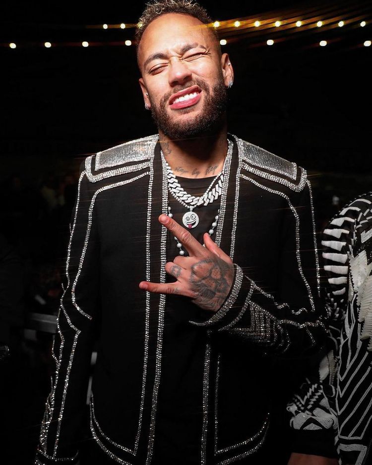 Neymar na imprezie Balmain