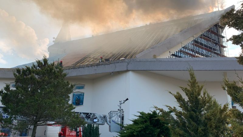 Białystok. Pożar kościoła, parafia prosi o modlitwę 