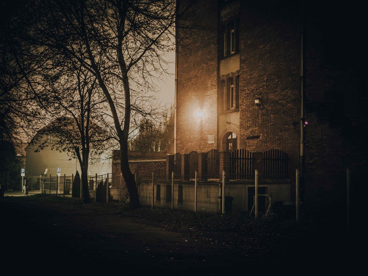 Wągrowiec: Wieczorna mgła spowiła Kościuszki