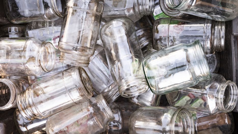 Box with glass jars for recycling
Anton Petrus