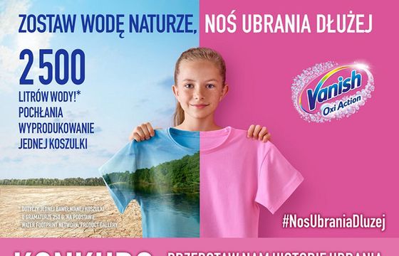 "Szafa pełna wspomnień" w akcji promocyjnej Vanisha