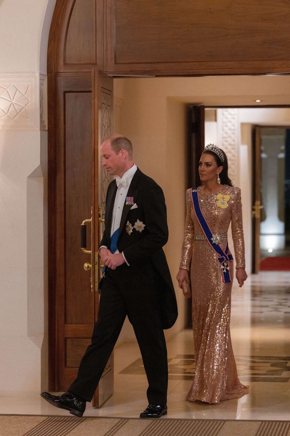 Kate i William na weselu w Jordanii