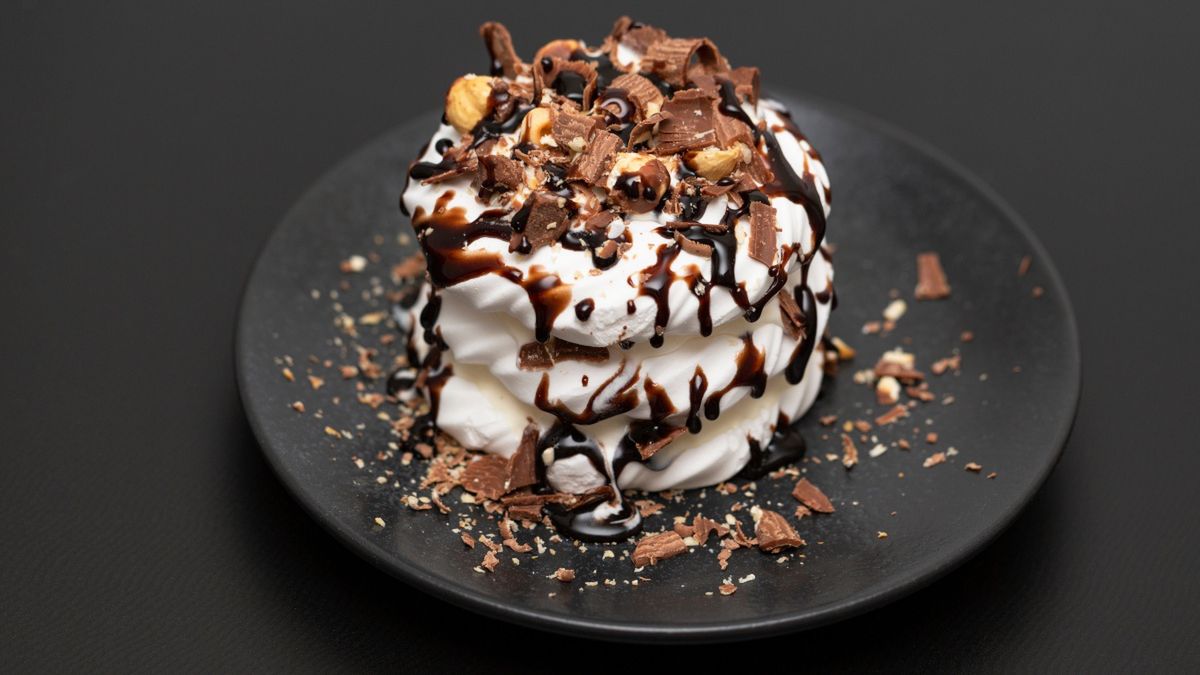 Beza z kremem o korzennej nucie