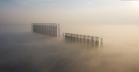 Arek Podniesiński sfotografował radziecką tarczę antyrakietową Duga