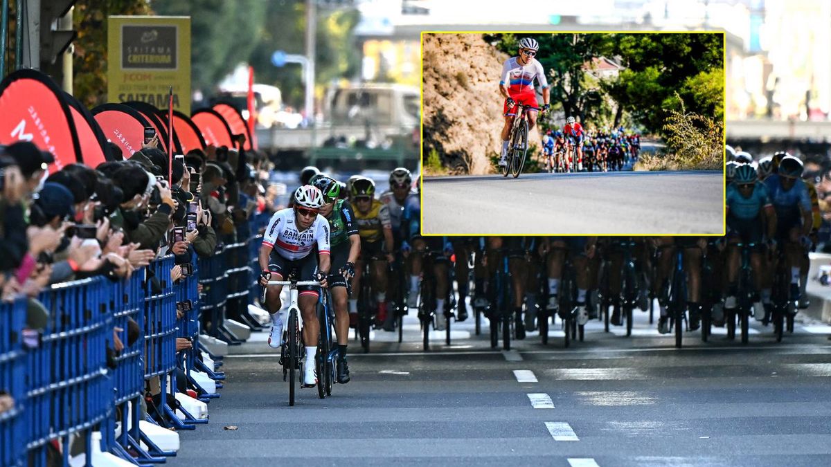 Getty Images / Getty / Facebook UCI Gran Fondo World Series / Na zdjęciu: peleton kolarski / Rosjanin promujący wyścig