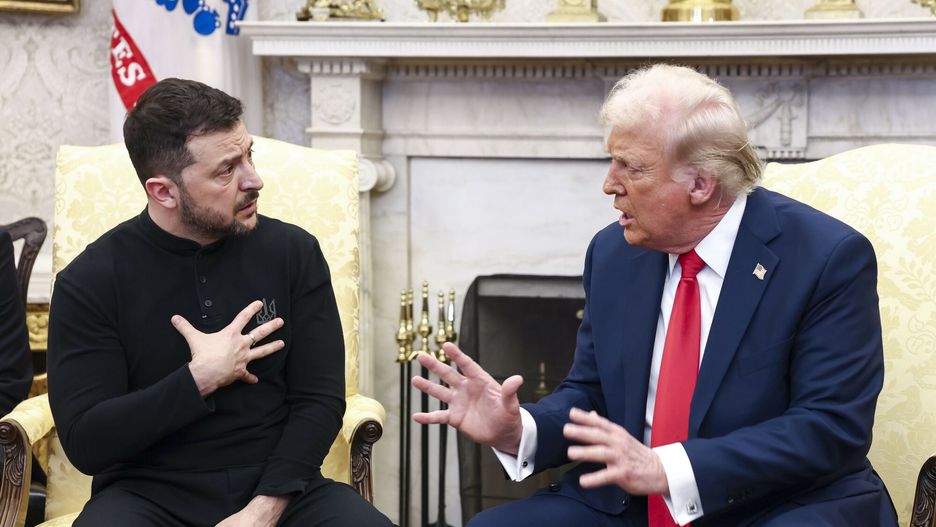 Wołodymyr Zełenski i Donald Trump